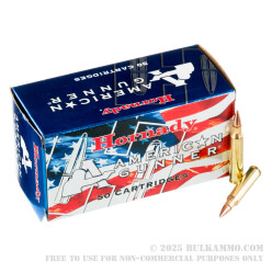 50 Rounds of .223 Ammo by Hornady American Gunner - 55gr HP