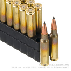 20 Rounds of 308 Win Ammo by Ammo Inc. Hunt LR - 165gr SST