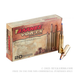 20 Rounds of .338 Lapua Ammo by Barnes VOR-TX - 280 gr LRX Polymer Tipped