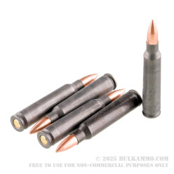 20 Rounds of .223 Ammo by Wolf WPA - 62gr FMJ