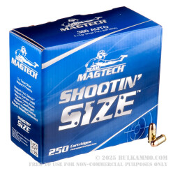 250 Rounds of .380 ACP Ammo by Magtech - 95gr FMJ