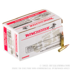 600 Rounds of .223 Ammo by Winchester USA - 55gr FMJ