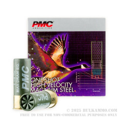 12 ga - 2-3/4" - 1 1/8 oz. - Steel #2 Shot - High Velocity Magnum Steel Load - PMC - 250 Rounds