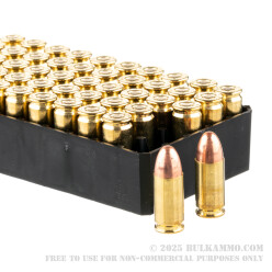 50 Rounds of 9mm Ammo by Remington UMC - 115gr FMJ