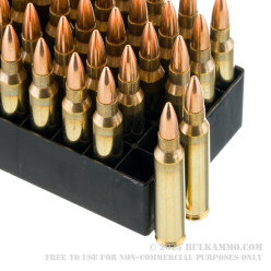 50 Rounds of 5.56x45 Ammo by Fiocchi - 55gr FMJBT M193