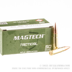 50 Rounds of .300 AAC Blackout Ammo by Magtech First Defense - 123gr FMJ