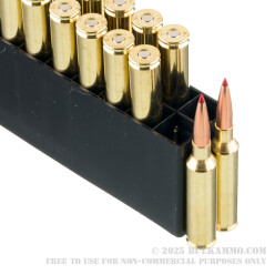 20 Rounds of 7mm PRC Ammo by Hornady Match - 180gr ELD Match