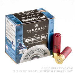 250 Rounds of 12ga Ammo by Federal Speed-Shok - 3" 1 1/4 ounce #BB Shot