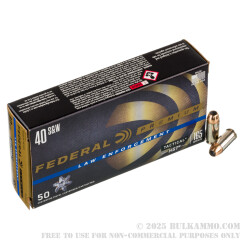 1000 Rounds of .40 S&W Ammo by Federal - 165gr JHP HST