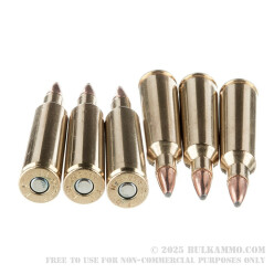 20 Rounds of .22-250 Rem Ammo by Federal Fusion - 55gr SP