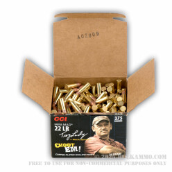 375 Rounds of .22 LR Ammo by CCI Swamp People Edition - 36gr CPHP