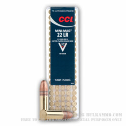 1600 Rounds of .22 LR Ammo by CCI - 40gr CPRN in Reusable Case