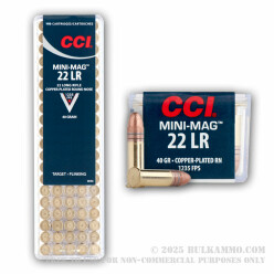 1600 Rounds of .22 LR Ammo by CCI - 40gr CPRN in Reusable Case