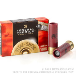 5 Rounds of 3" 12ga Ammo by Federal - 1 ounce TruBall Rifled Slug