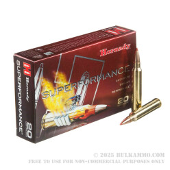 300 Winchester Magnum - 150 Grain GMX - Hornady Superformance - 20 Rounds