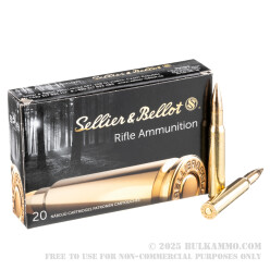 400 Rounds of 30-06 Springfield Ammo by Sellier & Bellot - 180gr FMJ