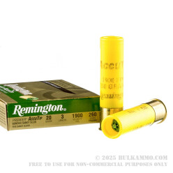 5 Rounds of 20ga 3" Ammo by Remington - 260gr AccuTip Sabot Slug