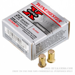 50 Rounds of .22 Short Ammo by Winchester Super-X -  Blanks