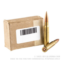 600 Rounds of 8mm Mauser Ammo by Yugoslavian Military Surplus M49 - 198gr FMJ