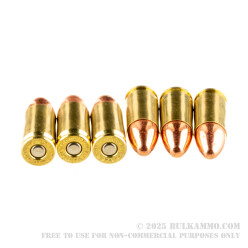 500 Rounds of 9mm Ammo by Blazer Brass Black - 115gr FMJ