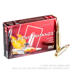 20 Rounds of .270 Win Ammo by Hornady - 130gr SST