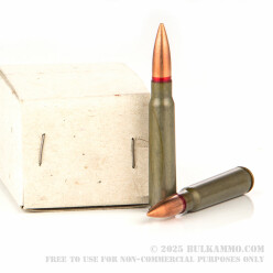 20 Rounds of 8 mm Mauser Ammo by Romanian Surplus - 150gr FMJ