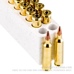 40 Rounds of .22-250 Rem Ammo by Winchester - 45gr JHP