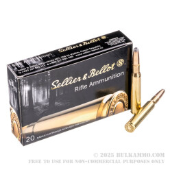 400 Rounds of 30-06 Springfield Ammo by Sellier & Bellot - 180gr SP