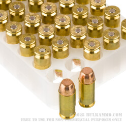 50 Rounds of .40 S&W Ammo by Federal - 180gr FMJ