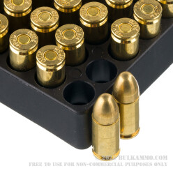 50 Rounds of 9mm Ammo by Armscor - 124gr FMJ