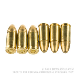 50 Rounds of 9mm Ammo by Armscor - 124gr FMJ