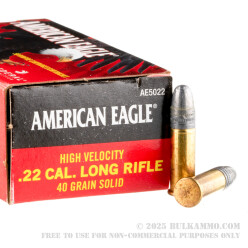 5000 Rounds of .22 LR Ammo by Federal - 40gr LRN