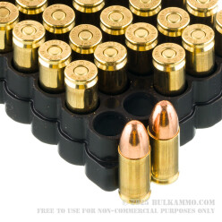 1000 Rounds of 9mm Ammo by Norma - 124gr FMJ