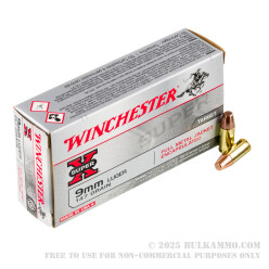 9mm 147 gr Super Unleaded Encapsulated Winchester Super X Ammo For Sale!