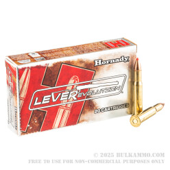 200 Rounds of 30-30 Win Ammo by Hornady - 160gr FTX