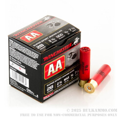 250 Rounds of 28ga Ammo by Winchester AA - 3/4 ounce #7 1/2 shot