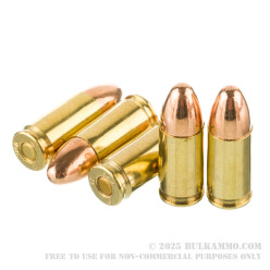1000 Rounds of 9mm NATO Ammo by Winchester USA VALOR - 124gr FMJ