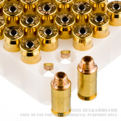 1000 Rounds of .45 ACP Ammo by Federal Gold Medal Match - 185gr FMJSWC