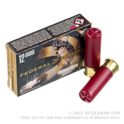 5 Rounds of 12ga Ammo by Federal Vita-Shok with Flitecontrol Wad -  00 Buck 12 Pellet