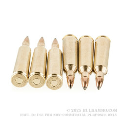 20 Rounds of .22-250 Rem Ammo by Sellier & Bellot - 55gr Sierra Gameking SBT