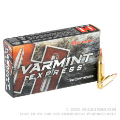 20 Rounds of .224 Valkyrie Ammo by Hornady Varmint Express - 60gr GMX