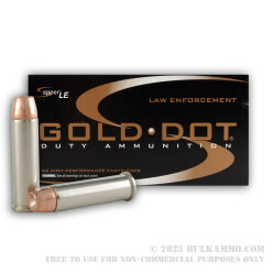 50 Rounds of .357 Mag Ammo by Speer Gold Dot LE - 125gr JHP