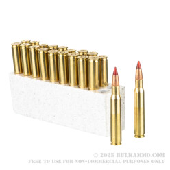 20 Rounds of 30-06 Springfield Ammo by Winchester Deer Season XP Copper Impact - 150gr Copper Extreme Point