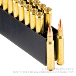 20 Rounds of 30-06 Springfield Ammo by Hornady - 150gr SST