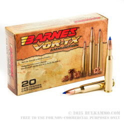 20 Rounds of .270 Win Ammo by Barnes - 130gr TTSX