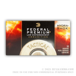 1000 Rounds of .38 Spl +P+ Ammo by Federal Tactical - 147gr JHP