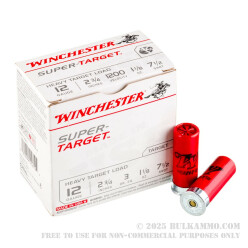 25 Rounds of 12ga Ammo by Winchester - 1 1/8 ounce #7 1/2 shot