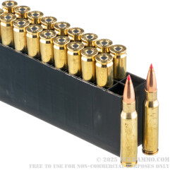 20 Rounds of .308 Win Ammo by Hornady Superformance Match - 168gr ELD Match