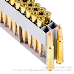 20 Rounds of 8x57mm JRS Mauser Ammo by Sellier & Bellot - 196gr Capped Hollow Point