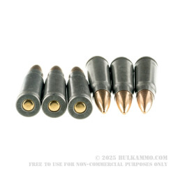 1000 Rounds of 7.62x39 Ammo by Tula - 122gr Nonmagnetic Brass FMJ